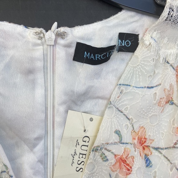 New GUESS BY MARCIANO Floral Ruffle Romper SZ M - Picture 4 of 8